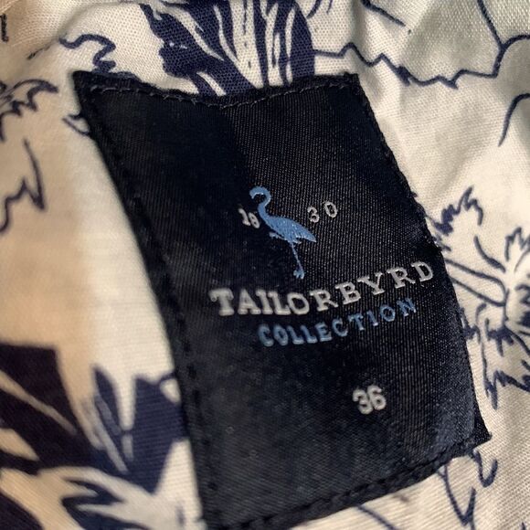 TailorByrd Moss Green Flat‎ Front Twill Shorts  - Size 36 - Picture 6 of 6